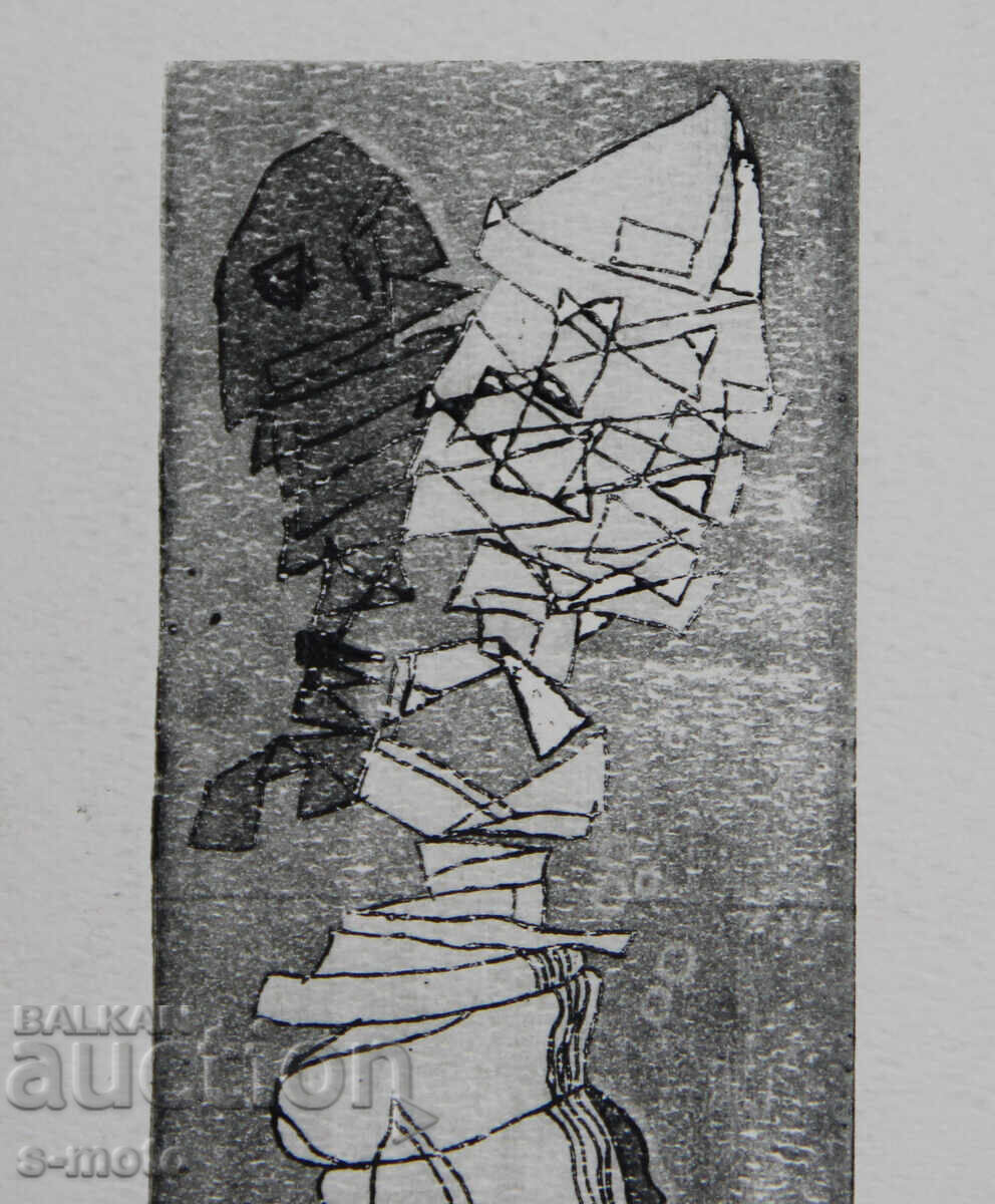 Graphics, lithography, abstract illustration - 5