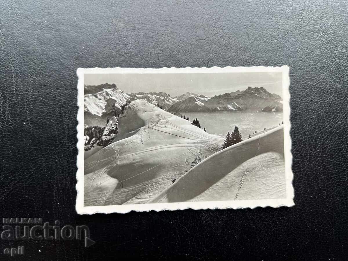 Mica Carte Poștală Veche - Elveția - Vârful Chamossaire Mica Carte Poștală Veche - Elveția - Vârful Chamossaire