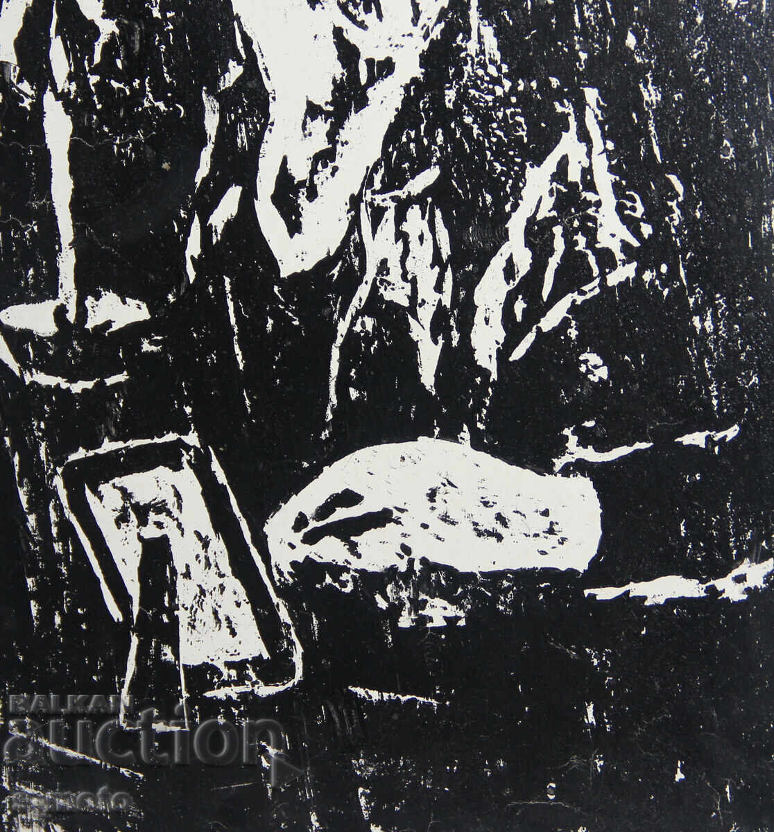 Grafică veche, portret în lemn - 7 Grafică veche, portret în lemn - 7