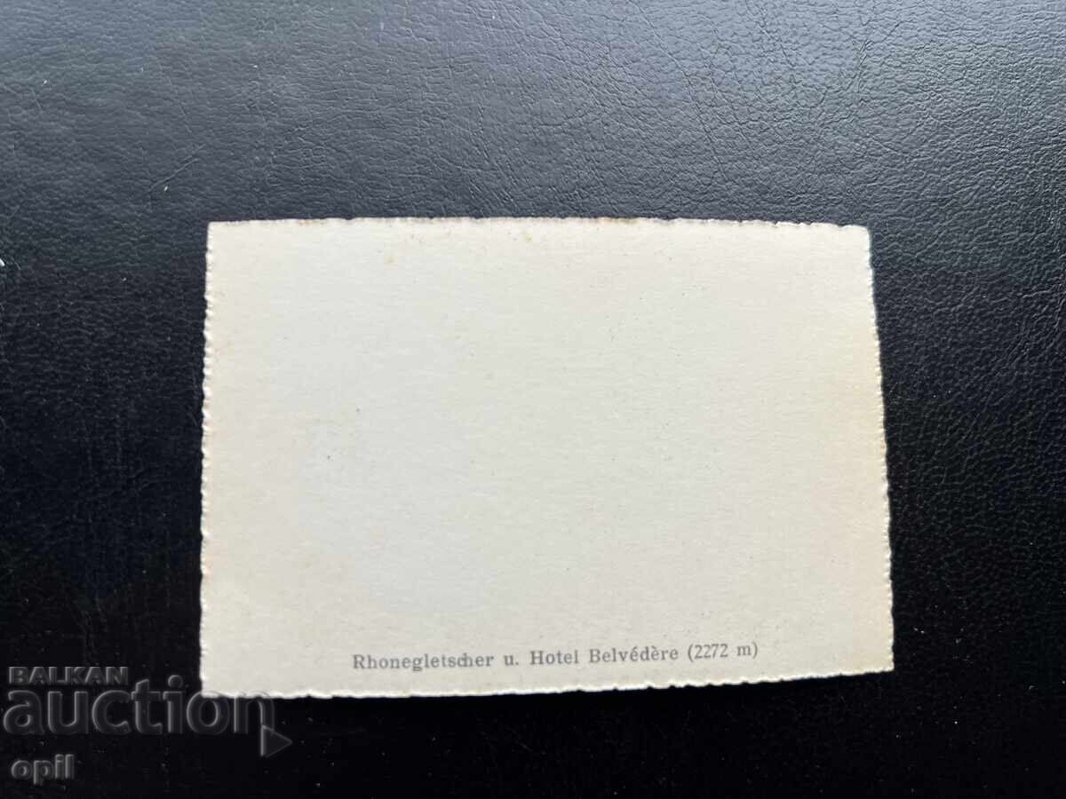 Small Old Postcard - Switzerland - Rhone Glacier with price 0.20 BGN | € 0.10