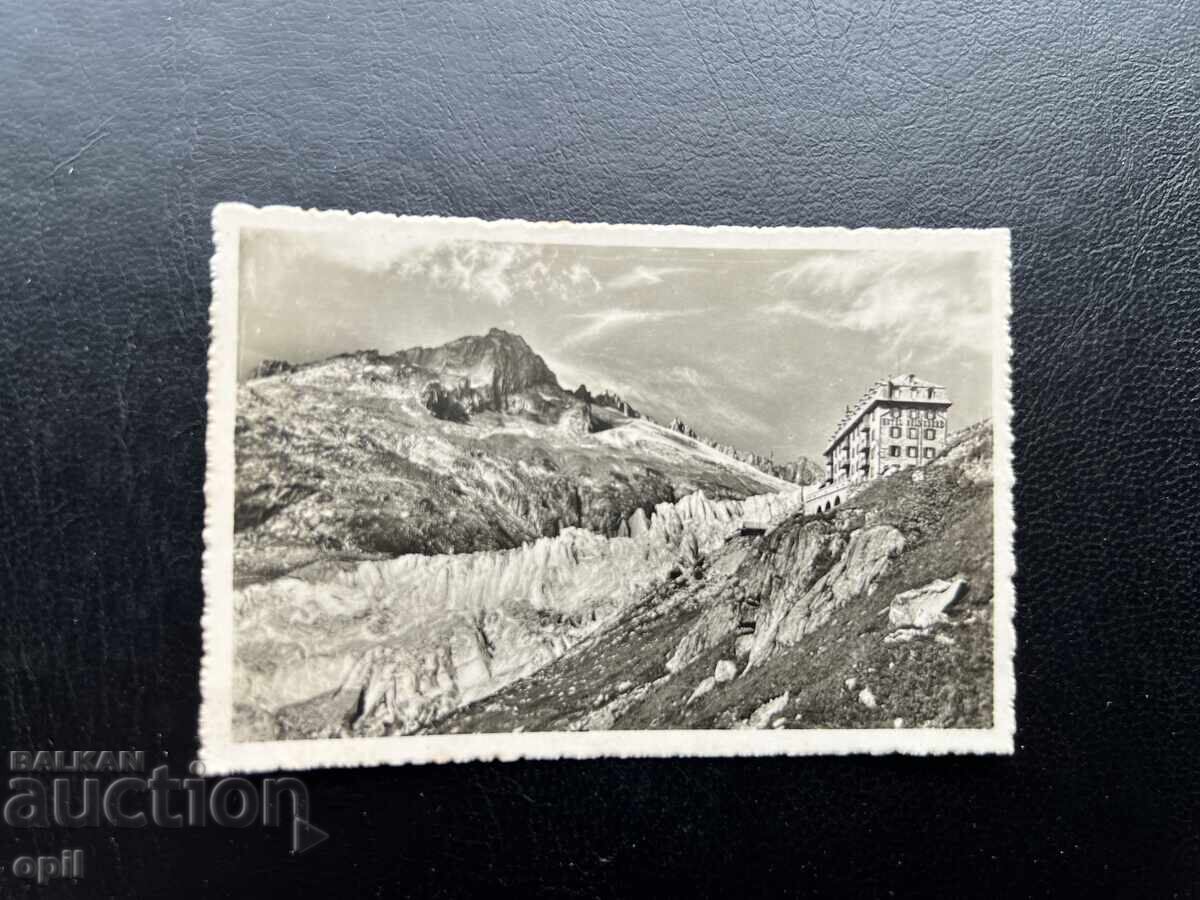 Small Old Postcard - Switzerland - Rhone Glacier