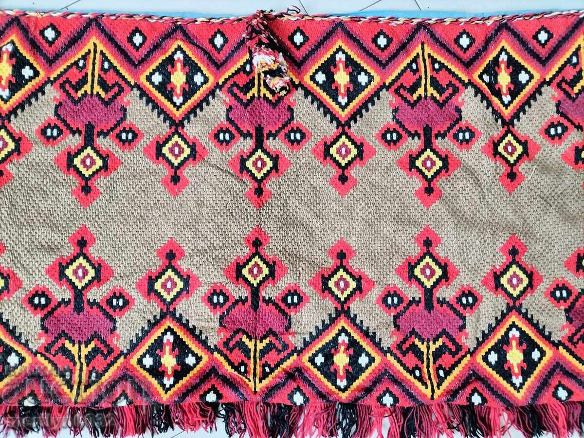 Аукцион Стар ръчно тъкан ковьор за стена 130/60 см черга калъфка Аукцион Стар ръчно тъкан ковьор за стена 130/60 см черга калъфка