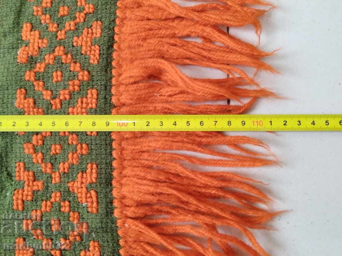 Доставка на Стар ръчно тъкан ковьор за стена 110/56 см черга калъфка Доставка на Стар ръчно тъкан ковьор за стена 110/56 см черга калъфка