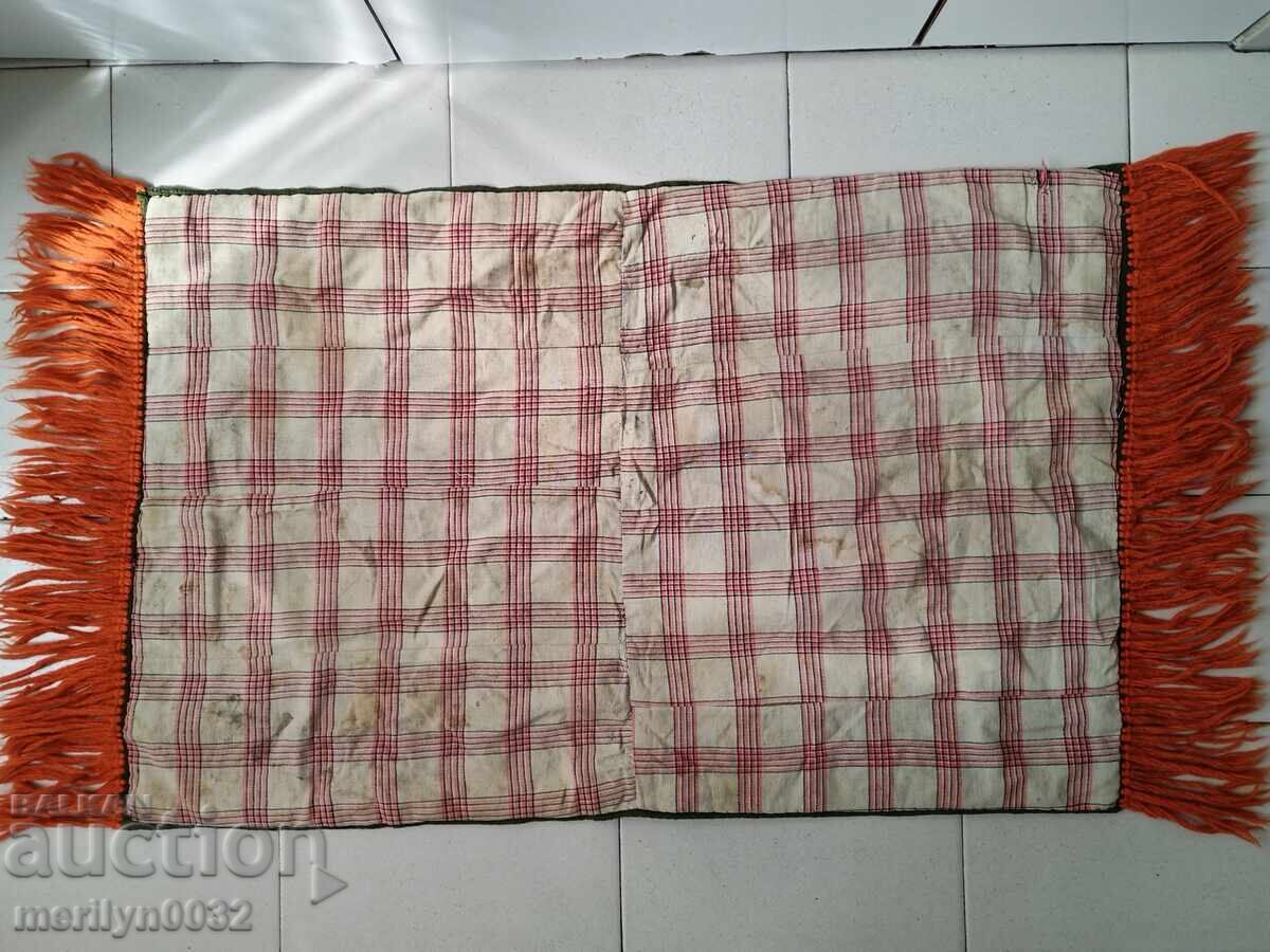 Стар ръчно тъкан ковьор за стена 110/56 см черга калъфка - 6 Стар ръчно тъкан ковьор за стена 110/56 см черга калъфка - 6