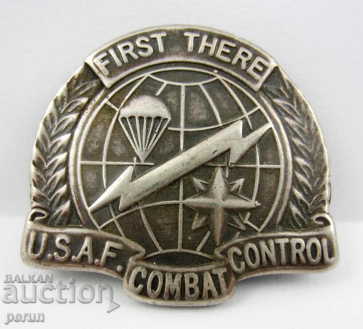 Echipă de control de luptă a Forțelor Aeriene ale SUA - Forțe de elită - Semn rar cu preț 26.99 BGN | € 13.80