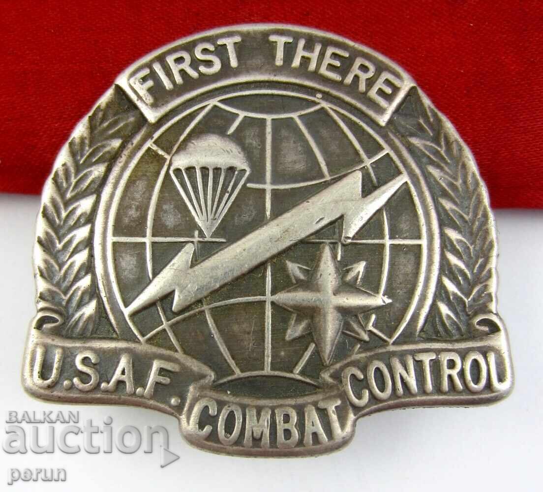 Licitație Echipă de control de luptă a Forțelor Aeriene ale SUA - Forțe de elită - Semn rar