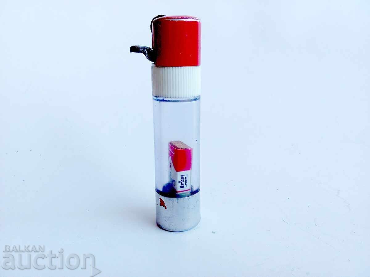 Αναπτήρας Vintage Philip Morris Marlboro με μίνι περιεχόμενο - 5