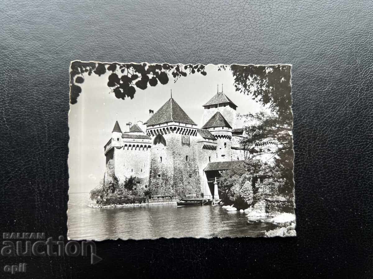Small Old Postcard - Switzerland - Chillon Castle