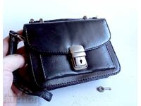 Geantă de mână mică pentru bărbați, cu cheie