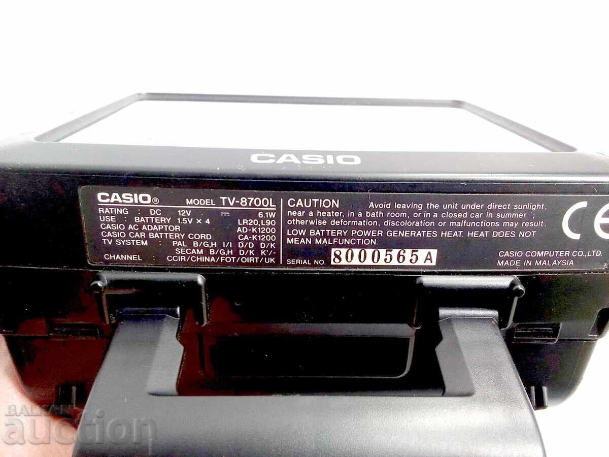 Livrarea Mini televizor LCD color CASIO TV-8700L
