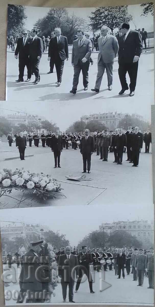 Delivery of Todor Zhivkov 15 pcs. large format photos Delivery of Todor Zhivkov 15 pcs. large format photos