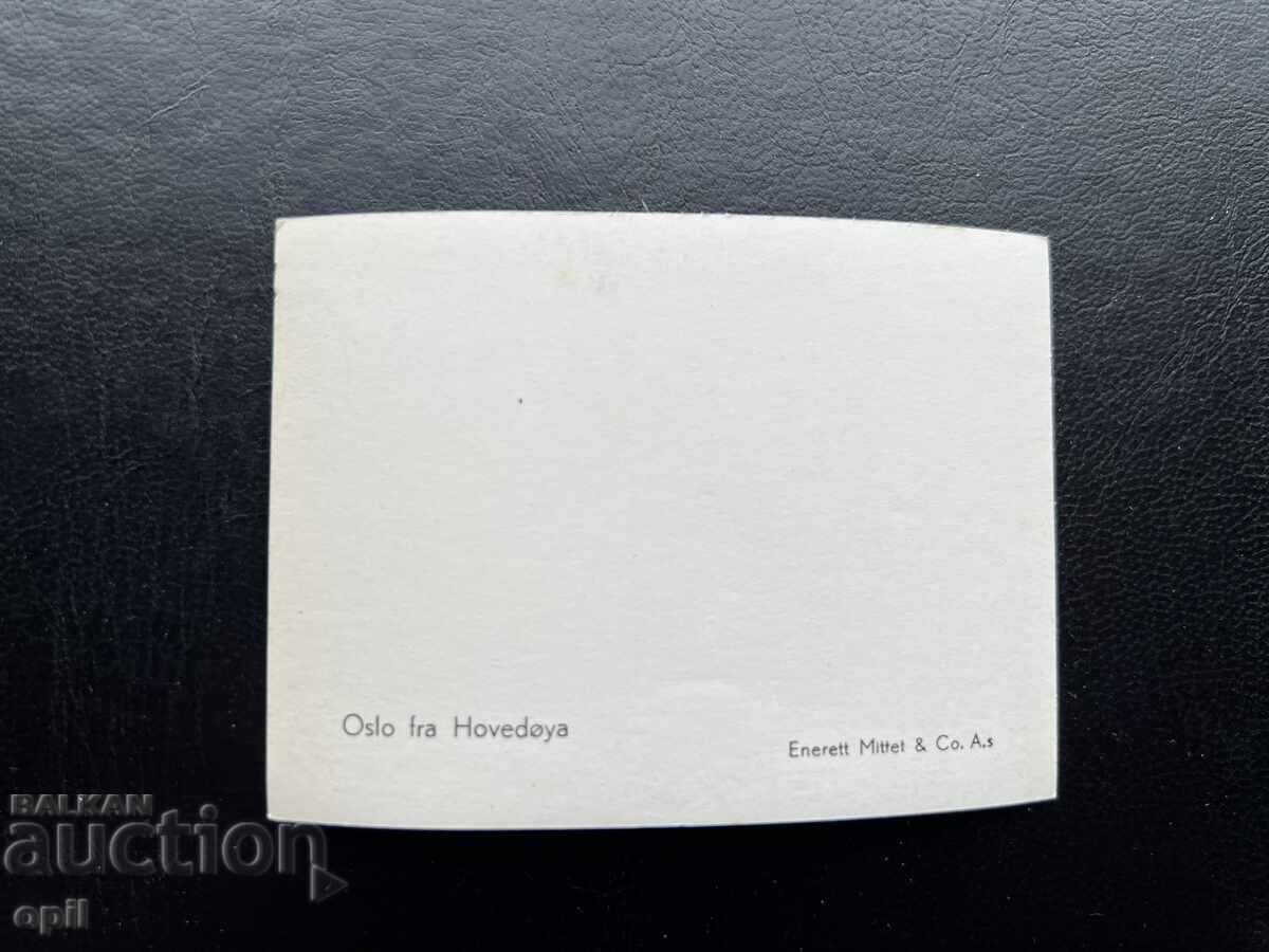 Малка Стара Картичка - Норвегия - Осло с цена 0.20 лв. | € 0.10 Малка Стара Картичка - Норвегия - Осло с цена 0.20 лв. | € 0.10