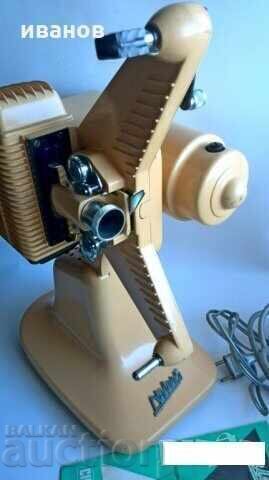 Delivery of 8mm movie projector from the 50s