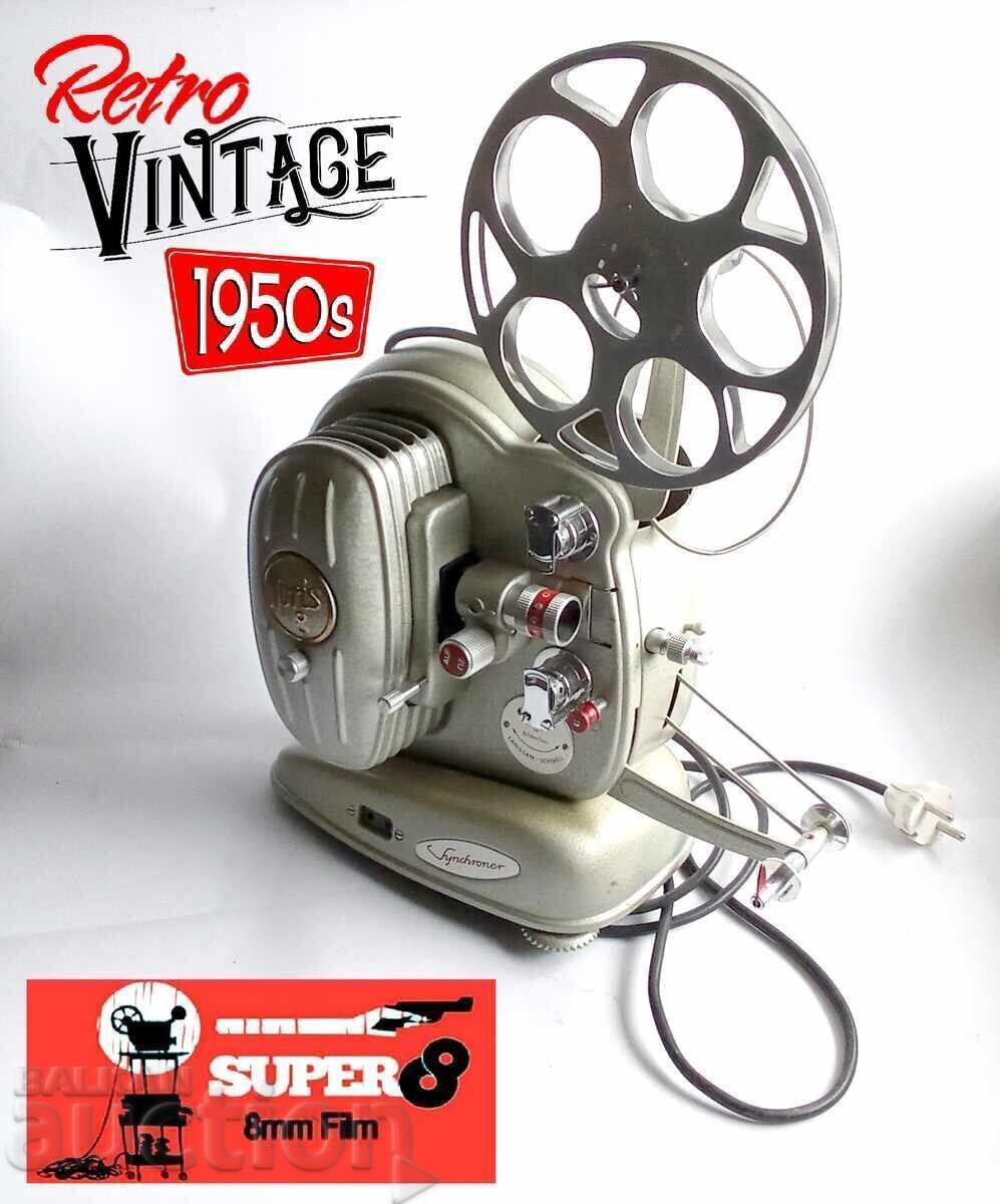 Noris 8 Synchroner - retro 8mm film projector from 1950 - 7