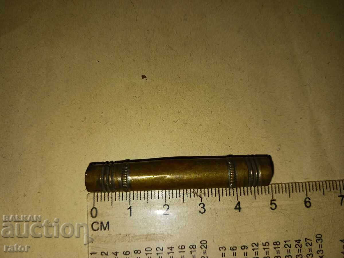 Bronze ramrod holder for a rifle, pistol with price 15.00 BGN | € 7.67 Bronze ramrod holder for a rifle, pistol with price 15.00 BGN | € 7.67