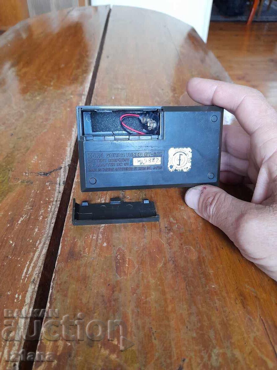 Παλαιό όργανο συντονισμού κιθάρας Korg GT-60X - 6