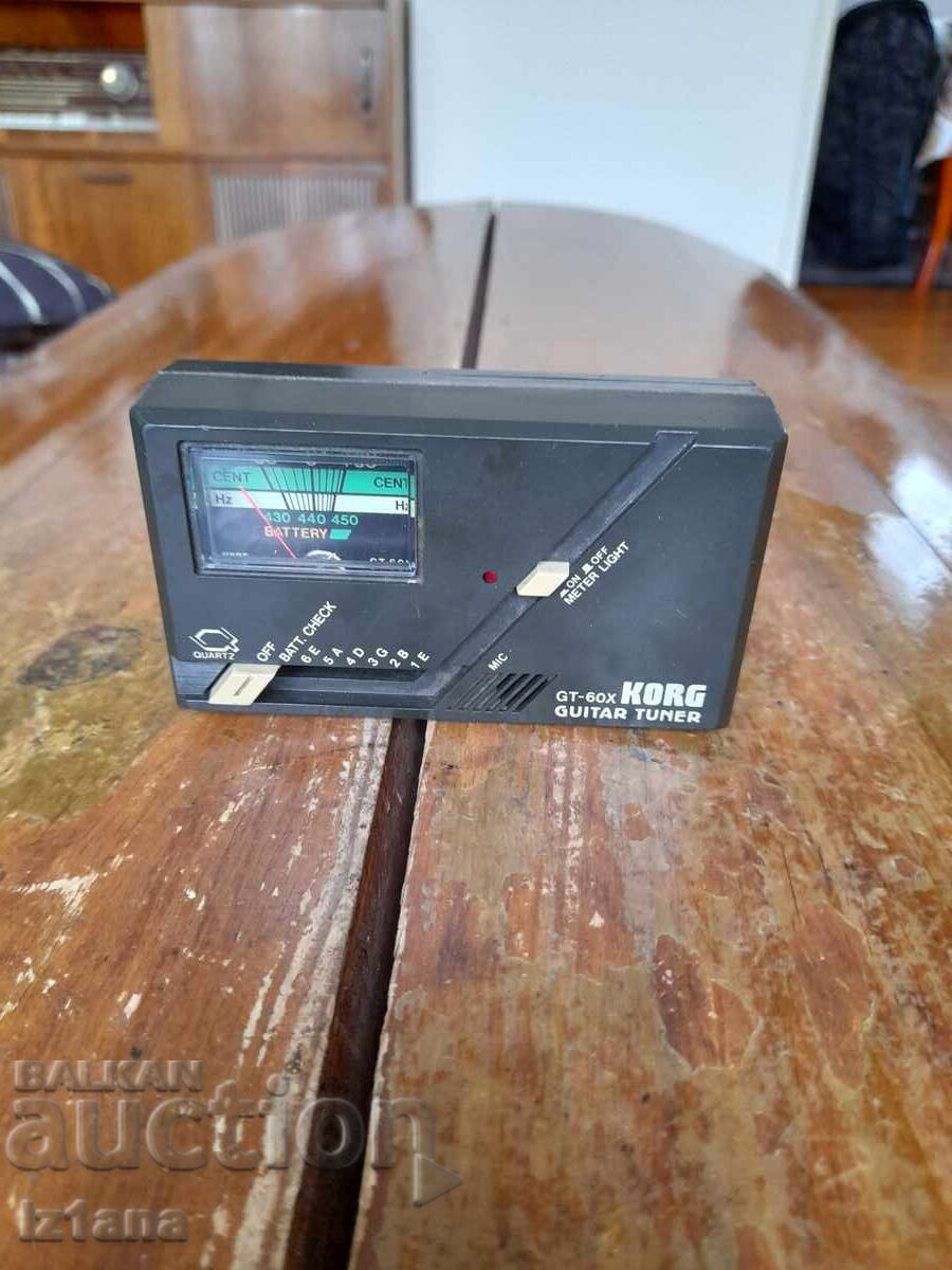 Παλαιό όργανο συντονισμού κιθάρας Korg GT-60X