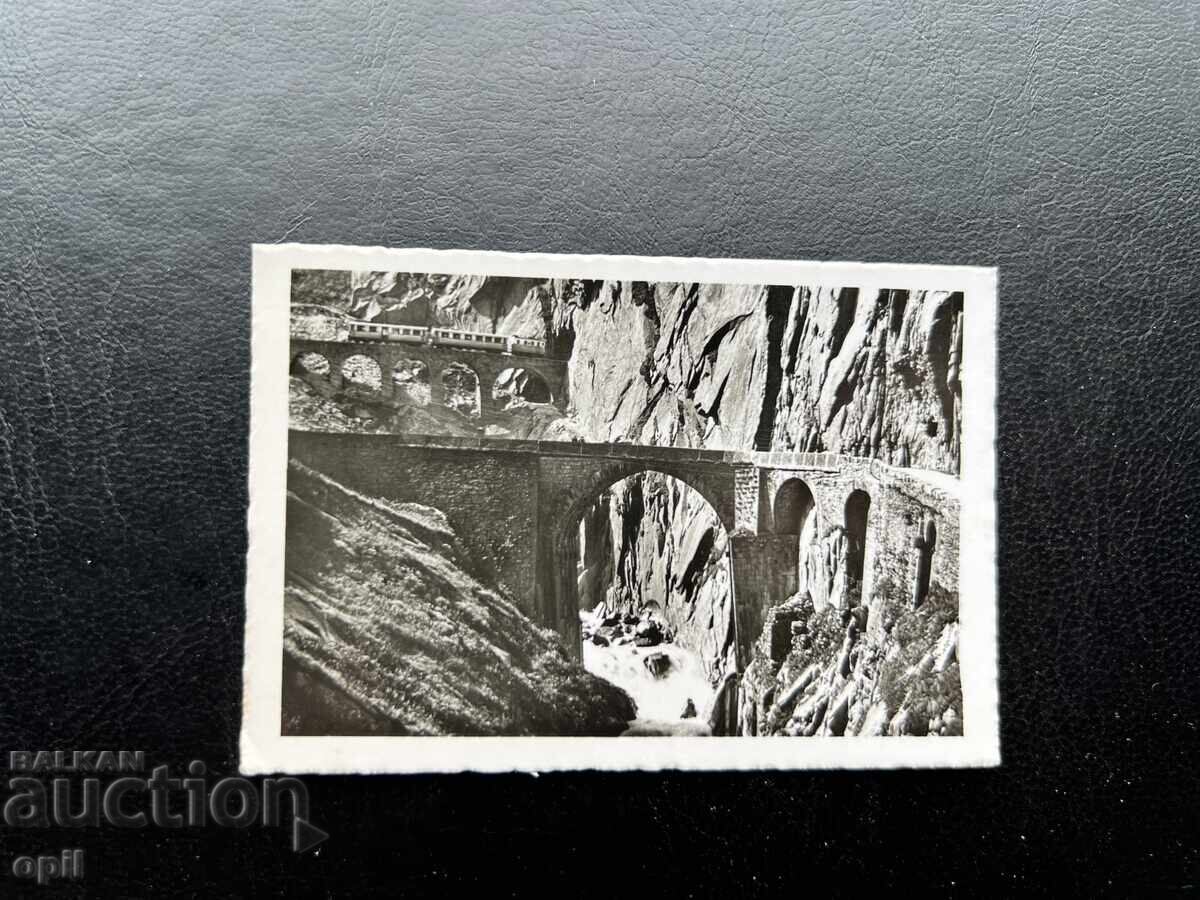 Small Old Postcard - Switzerland - Gotthard Pass