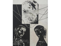 Γραφικά, εικαστική σύνθεση γυναικείο πορτρέτο