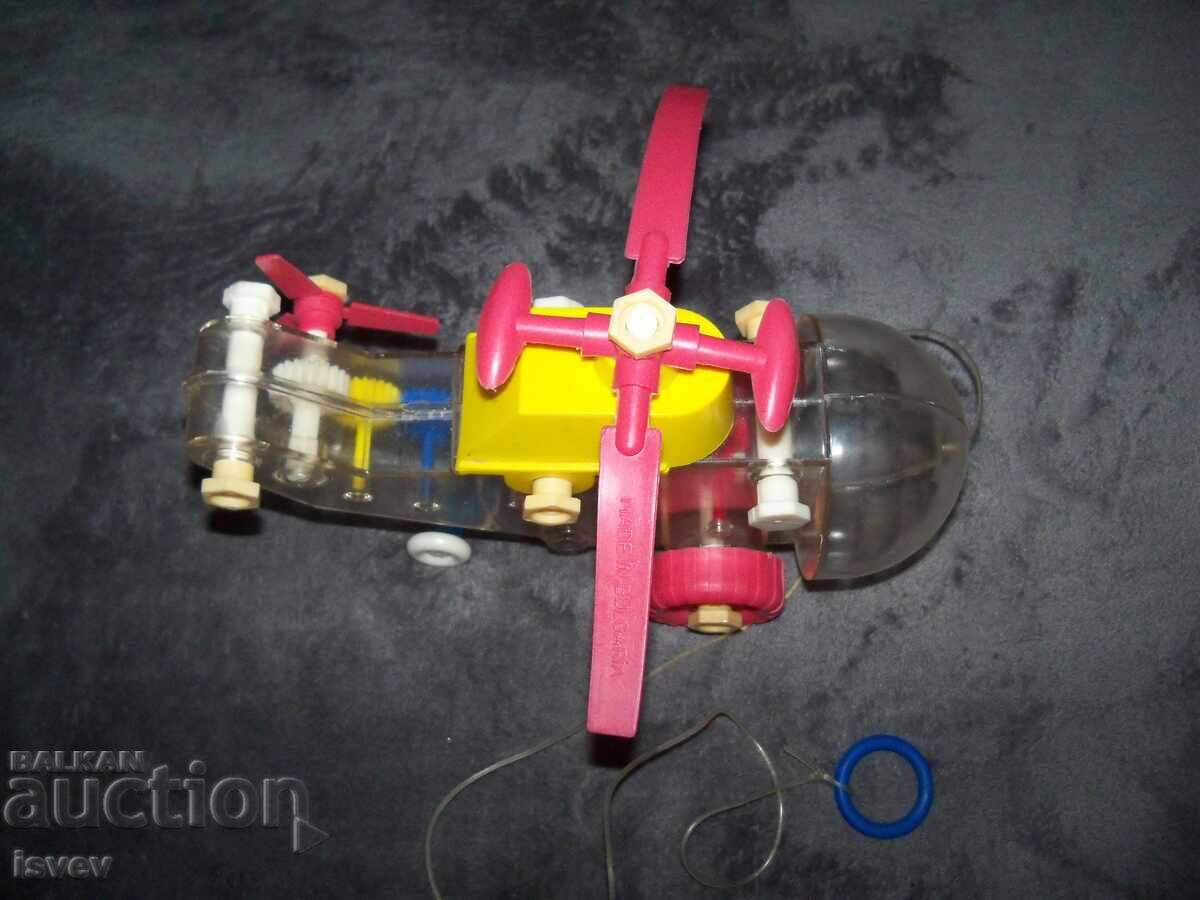 Παλιό σοσιαλιστικό παιχνίδι διαφανές ελικόπτερο, βερτοπλάνο - 6 Παλιό σοσιαλιστικό παιχνίδι διαφανές ελικόπτερο, βερτοπλάνο - 6