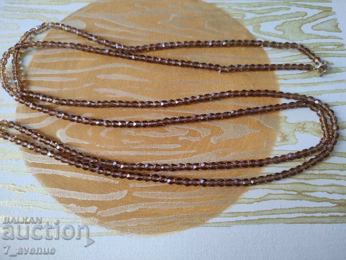 Necklace, long, sparkling, about one meter, 70s, 8.04.2025 - 6 Necklace, long, sparkling, about one meter, 70s, 8.04.2025 - 6