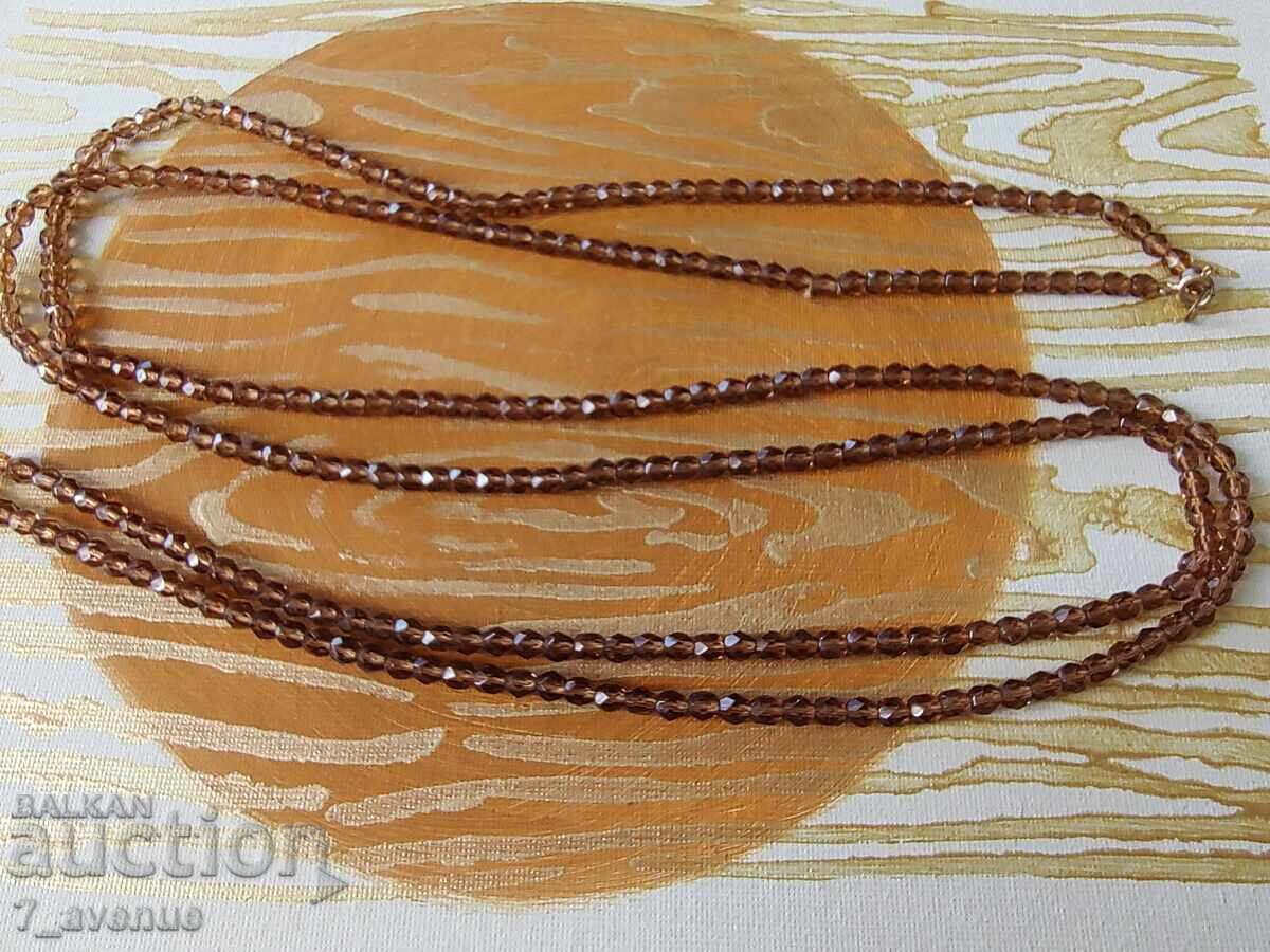 Necklace, long, sparkling, about one meter, 70s, 8.04.2025 - 7 Necklace, long, sparkling, about one meter, 70s, 8.04.2025 - 7