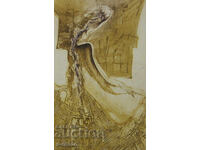 Γραφικά, εικαστική σύνθεση γυναικείο πορτρέτο