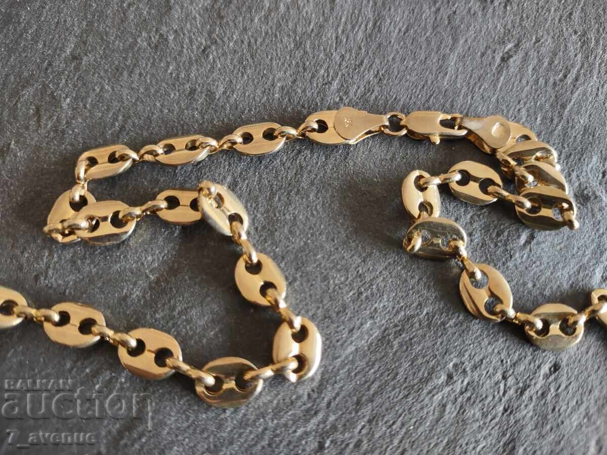 Necklace, chain, 18k gold plating with such a stamp, 08.04.2025 with price 88.00 BGN | € 44.99 Necklace, chain, 18k gold plating with such a stamp, 08.04.2025 with price 88.00 BGN | € 44.99