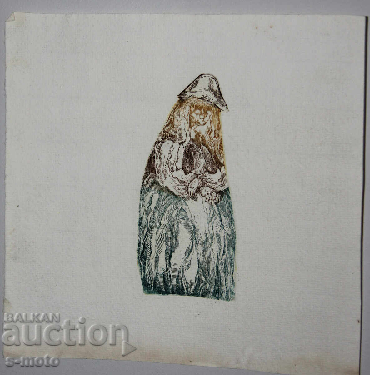 Доставка на Графика, женски портрет , илюстрация