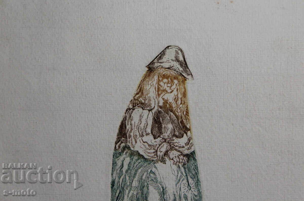 Графика, женски портрет , илюстрация - 5