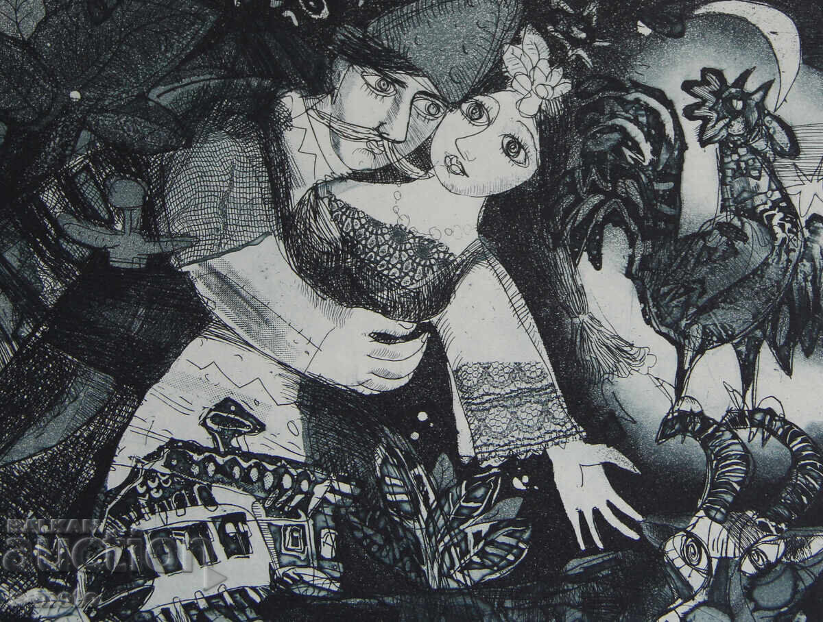 Графика, фигурална композиция, илюстрация - 5