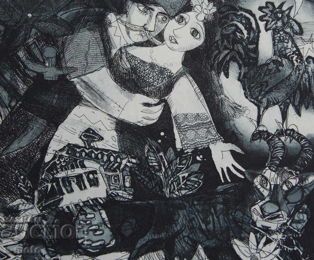 Графика, фигурална композиция, илюстрация - 6