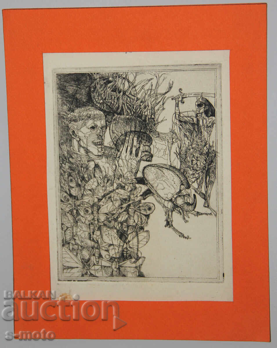 Παράδοση Γραφικά, εικαστική σύνθεση ξηρής χάραξης