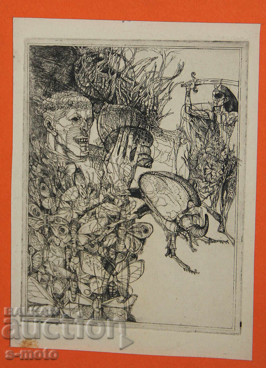 Γραφικά, εικαστική σύνθεση ξηρής χάραξης