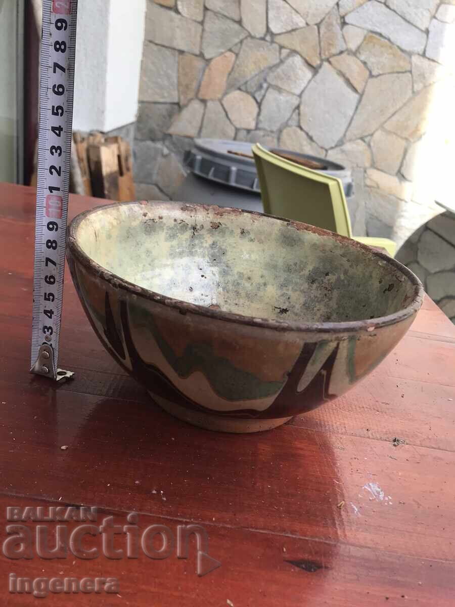 CEASCĂ DE CERAMICĂ PANICĂ GLEAZNĂ ANTICĂ MARE