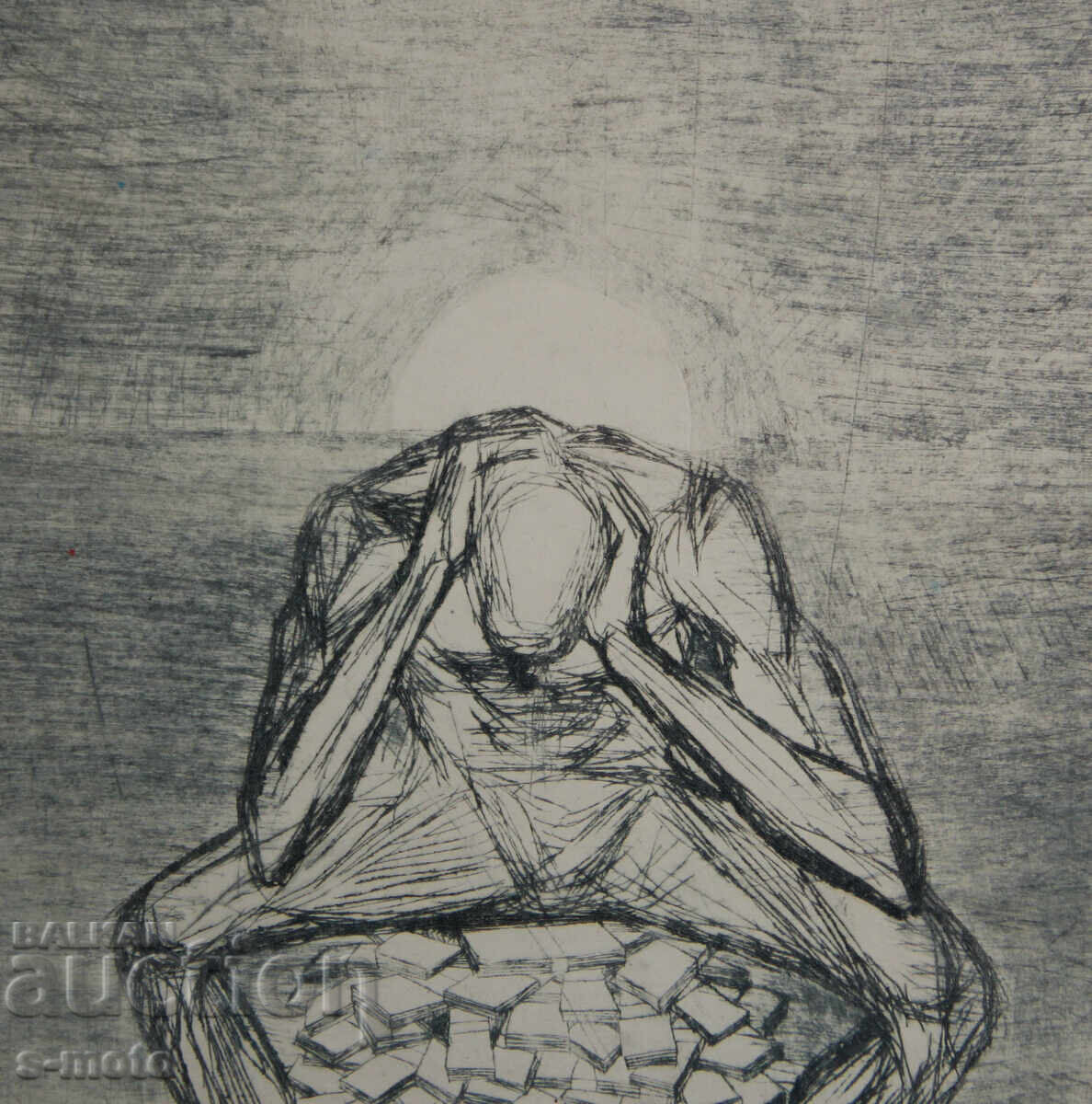 Delivery of Graphics, mixed media, abstract portrait Delivery of Graphics, mixed media, abstract portrait