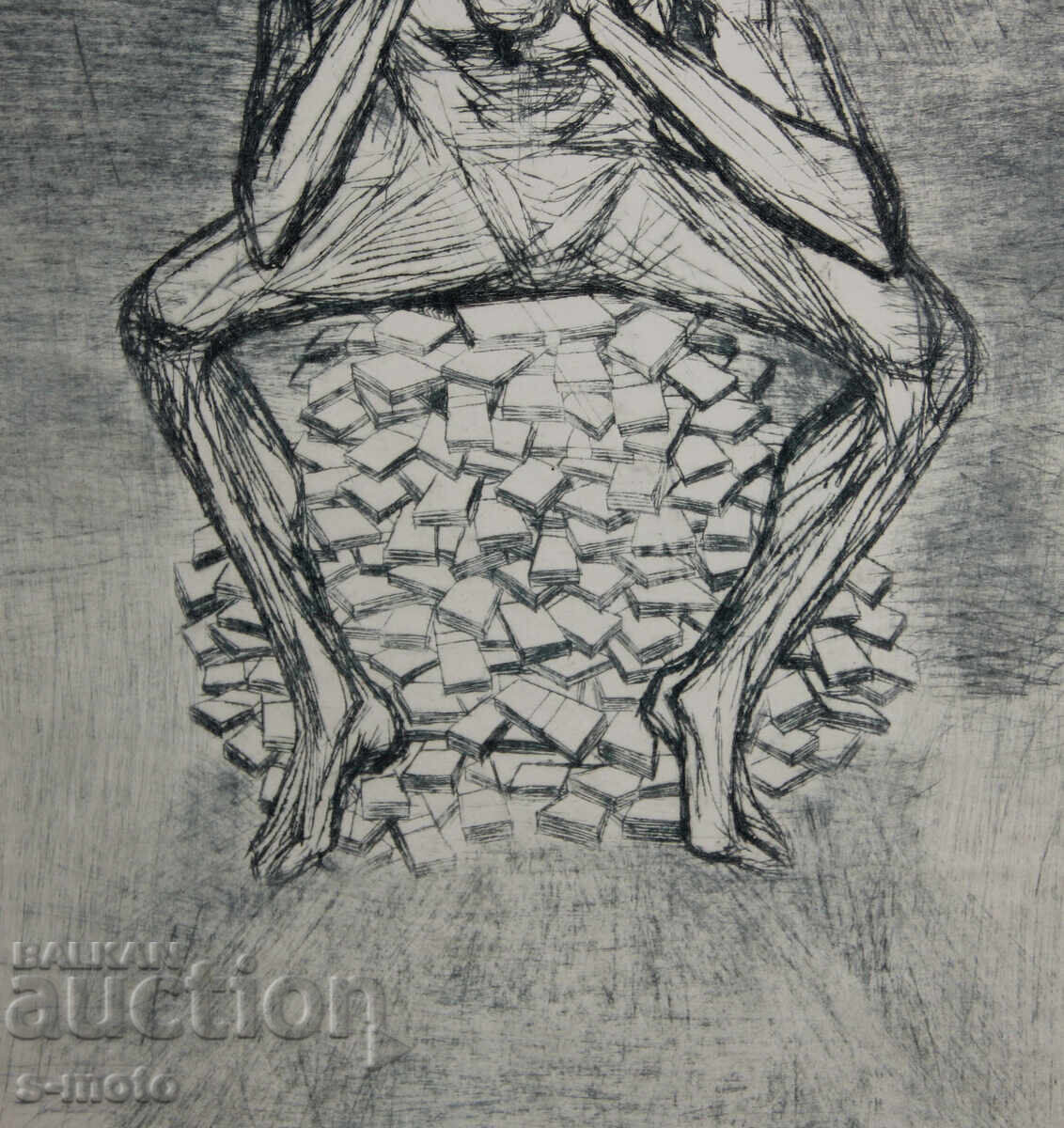 Graphics, mixed media, abstract portrait - 7 Graphics, mixed media, abstract portrait - 7