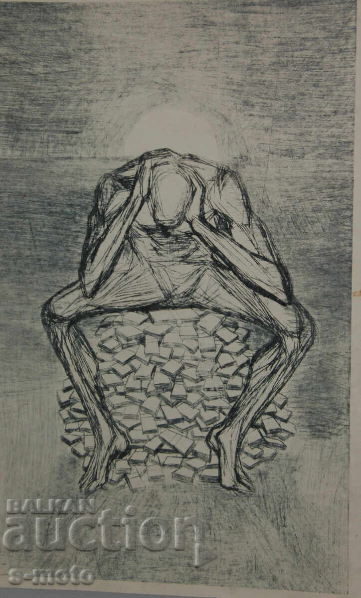 Graphics, mixed media, abstract portrait Graphics, mixed media, abstract portrait