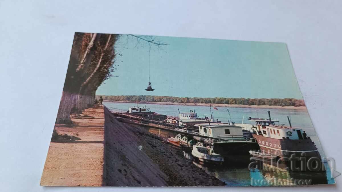 Пощенска картичка Силистра Пристанището Пощенска картичка Силистра Пристанището