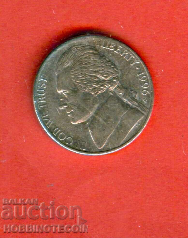 САЩ USA 5 цента емисия - issue 1996 P САЩ USA 5 цента емисия - issue 1996 P