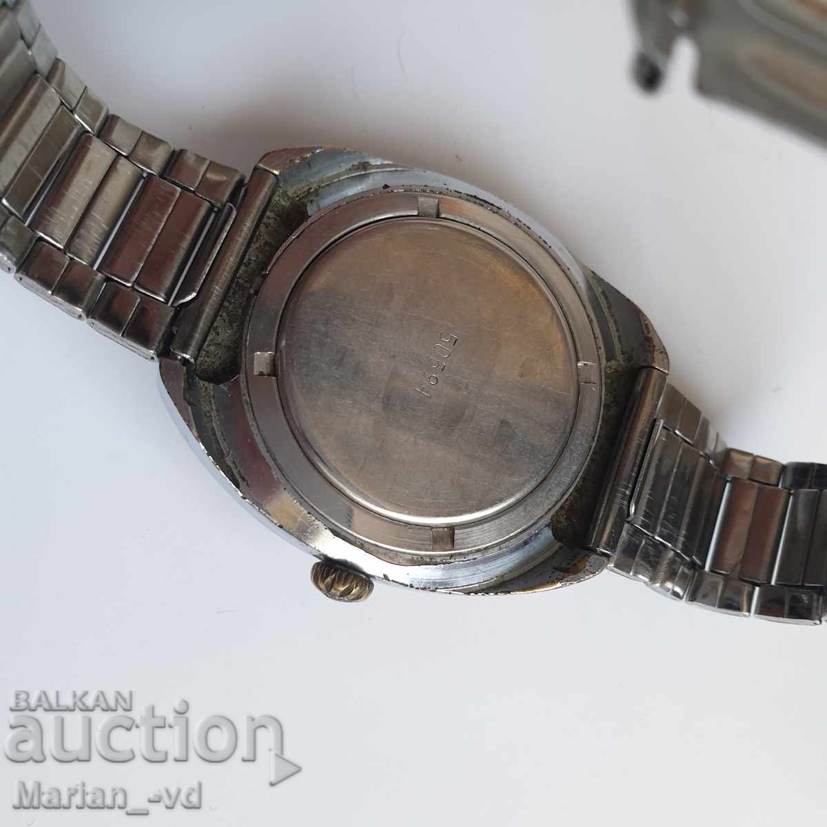 Auction  Men's wristwatch POLJOT