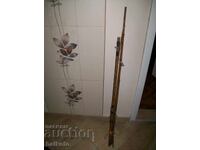 Old bamboo rod for parts - 3x118 cm