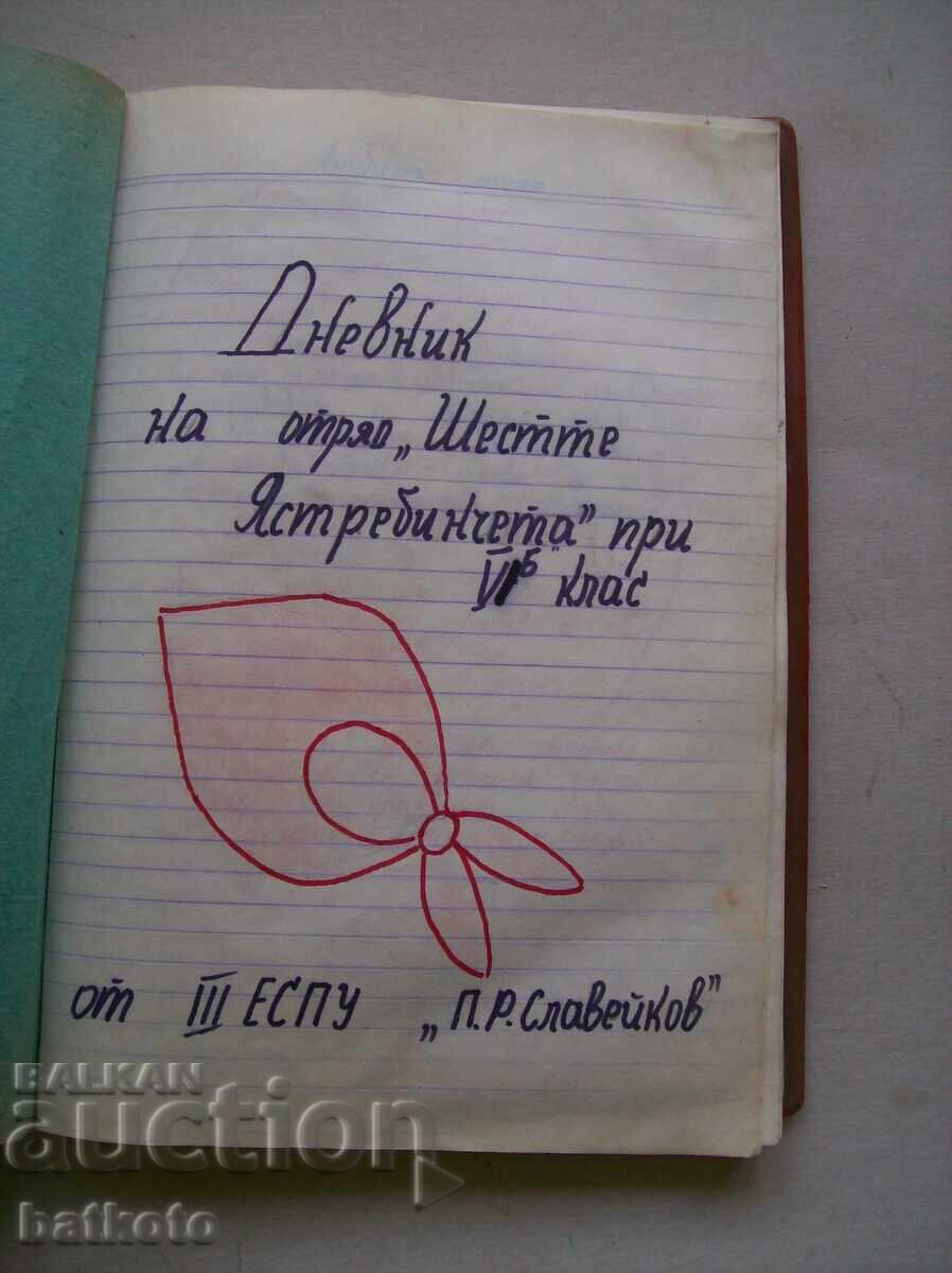Стар пионерски дневник от Търговища