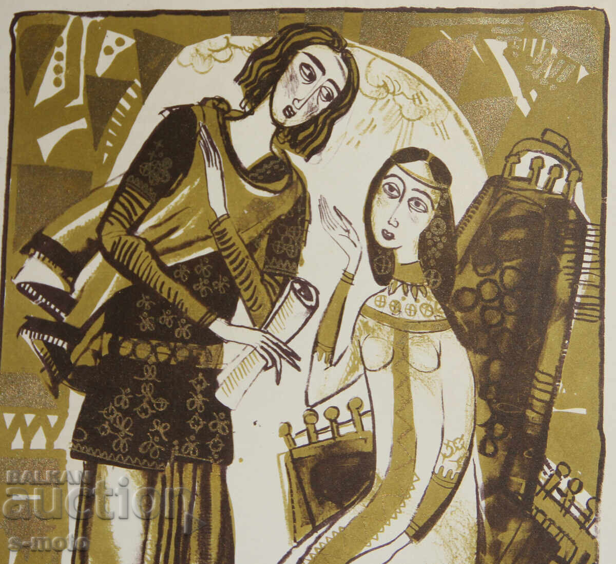 Livrarea Grafică, figuri litografie, ilustrație