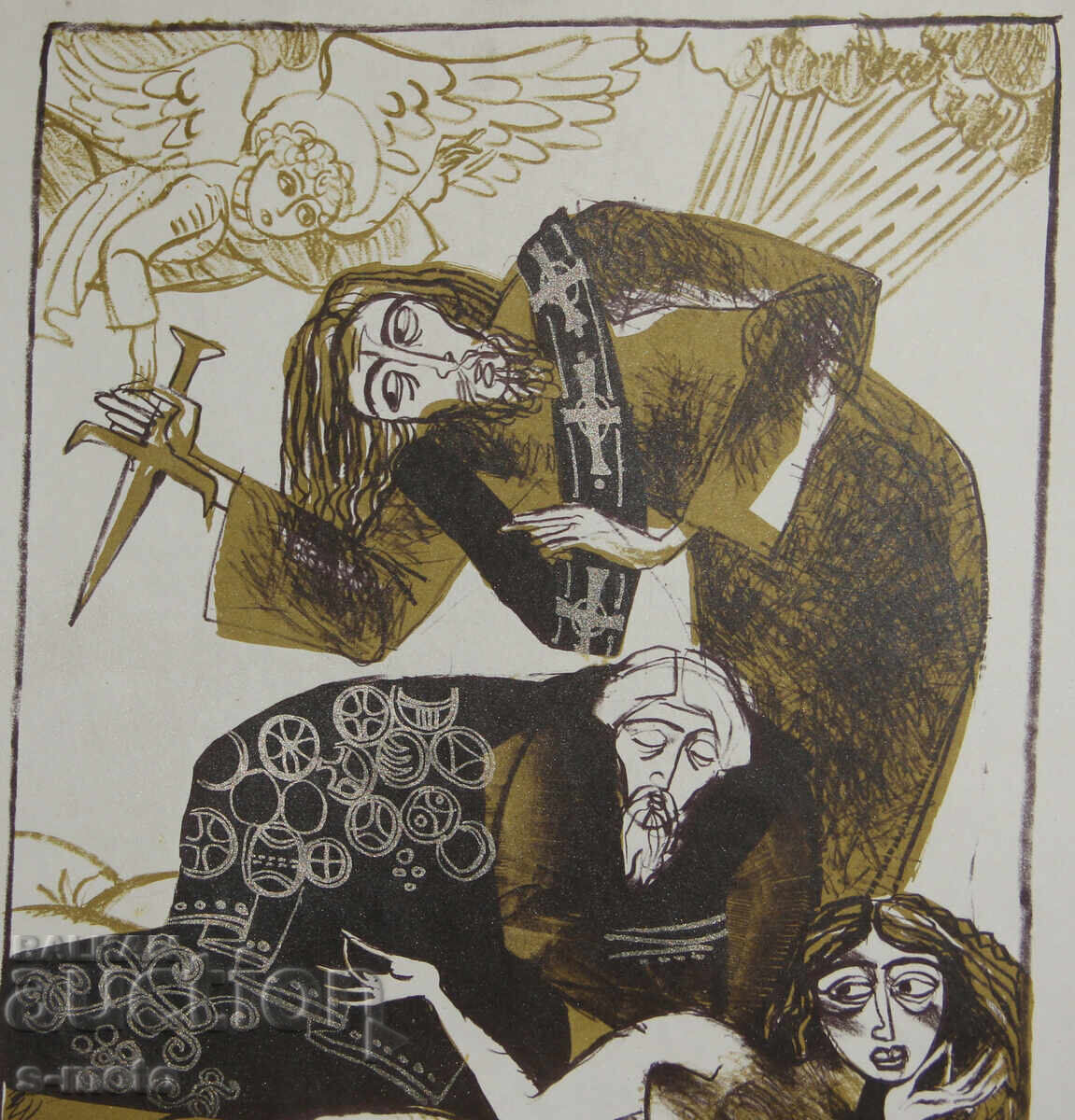 Graphics, figure lithograph, illustration - 5