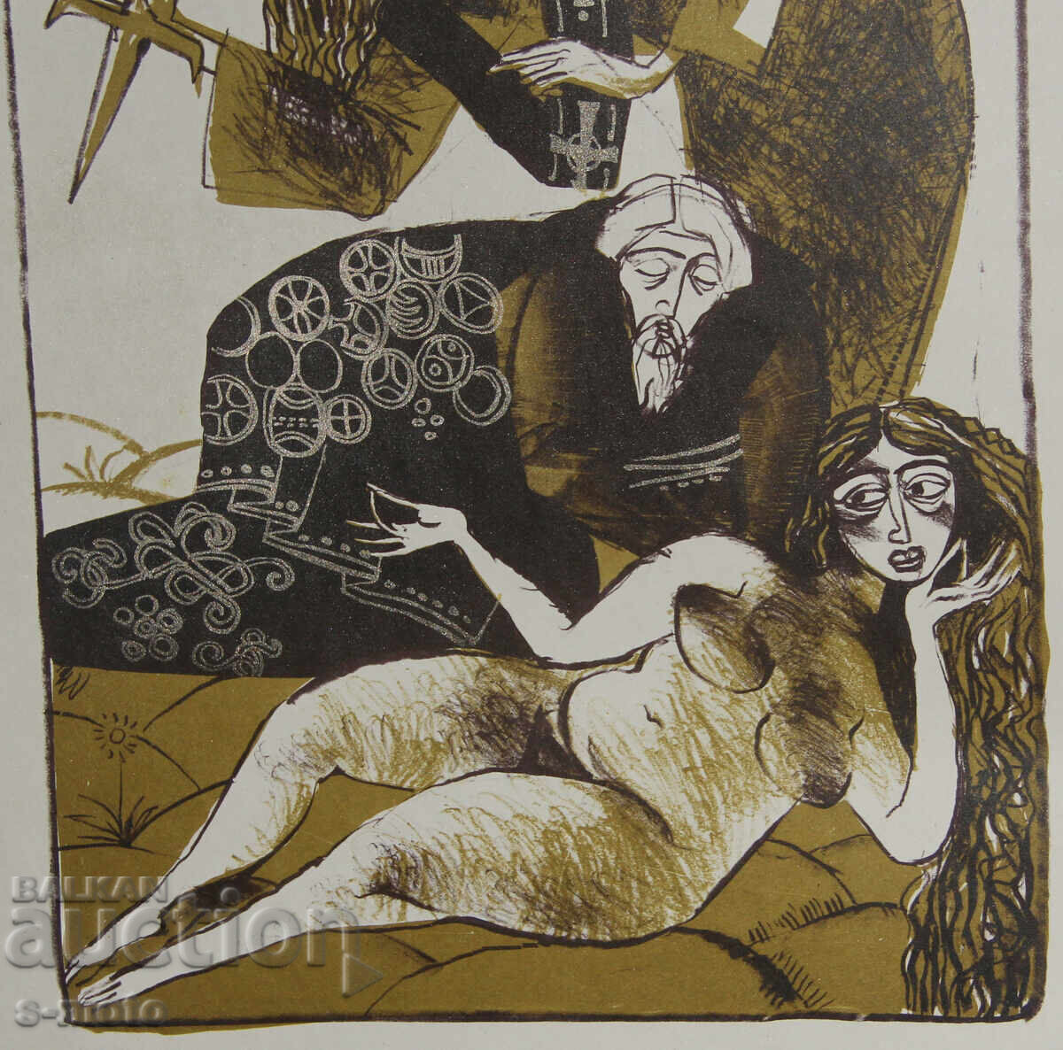 Graphics, figure lithograph, illustration - 7