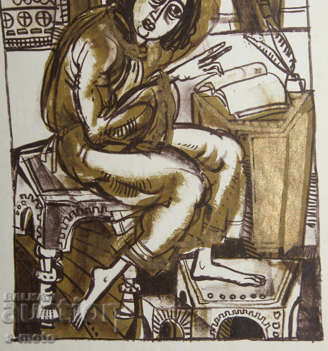 Graphics, figure lithograph, illustration - 6