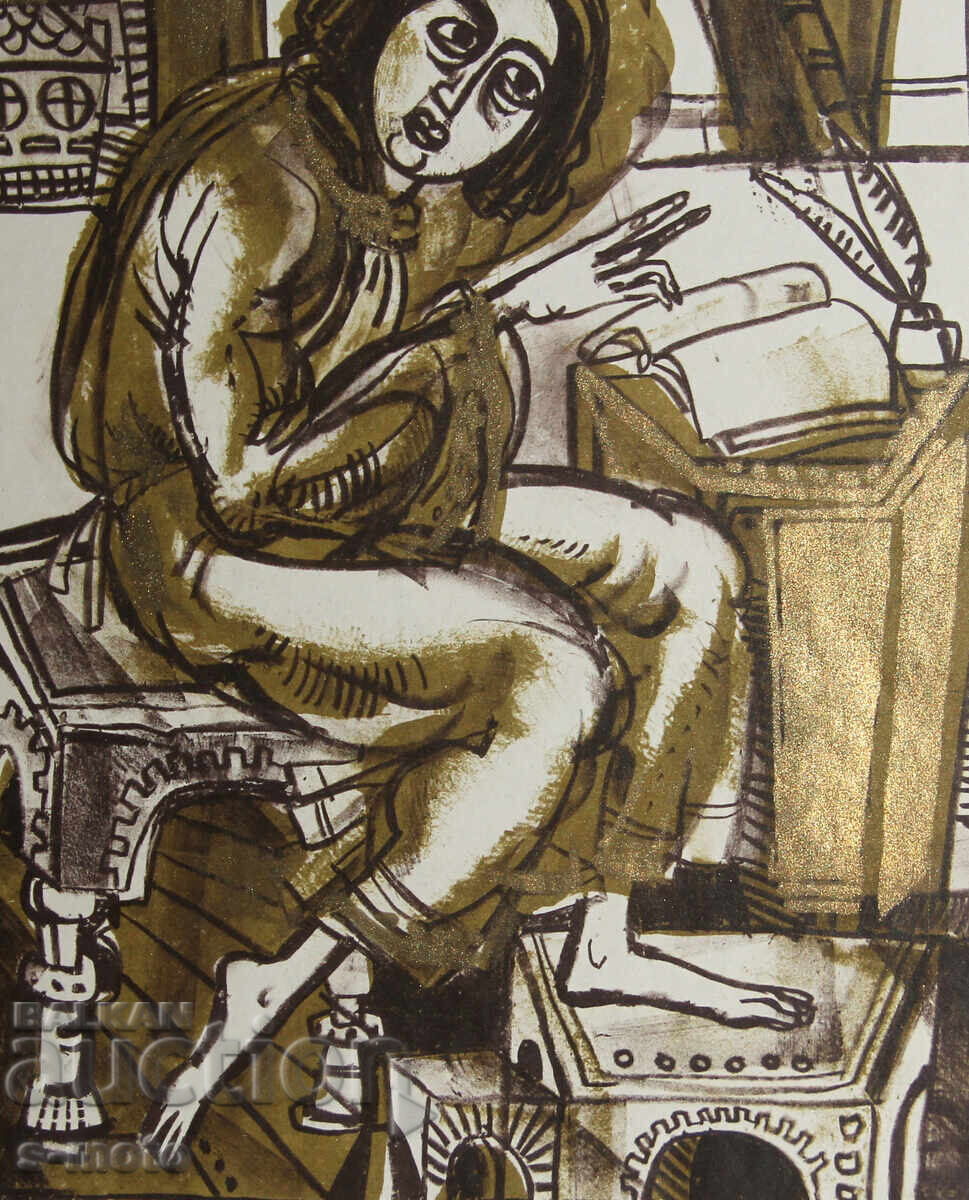 Graphics, figure lithograph, illustration - 7