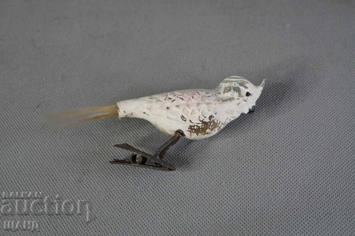 Old Glass Christmas Ornament Parrot with price 5.00 BGN | € 2.56