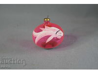 Old clay toy figurine for Christmas tree ball